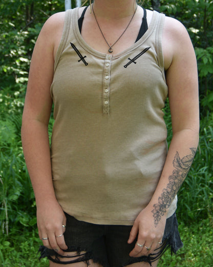 [OOAK] Two of Swords Tank - XL