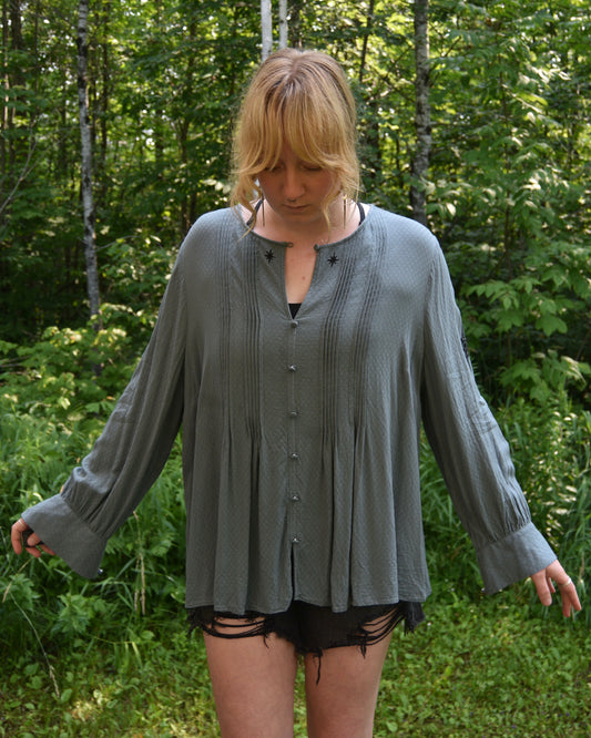 [OOAK] Spear of Night Blouse - XL