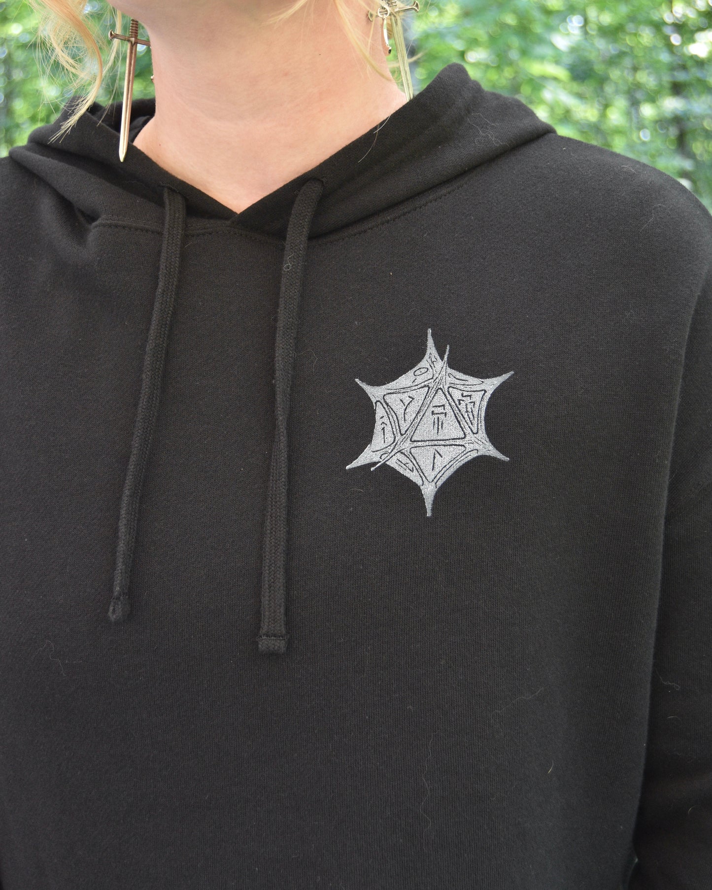 [OOAK] Shadowheart Crop Hoodie - S/M