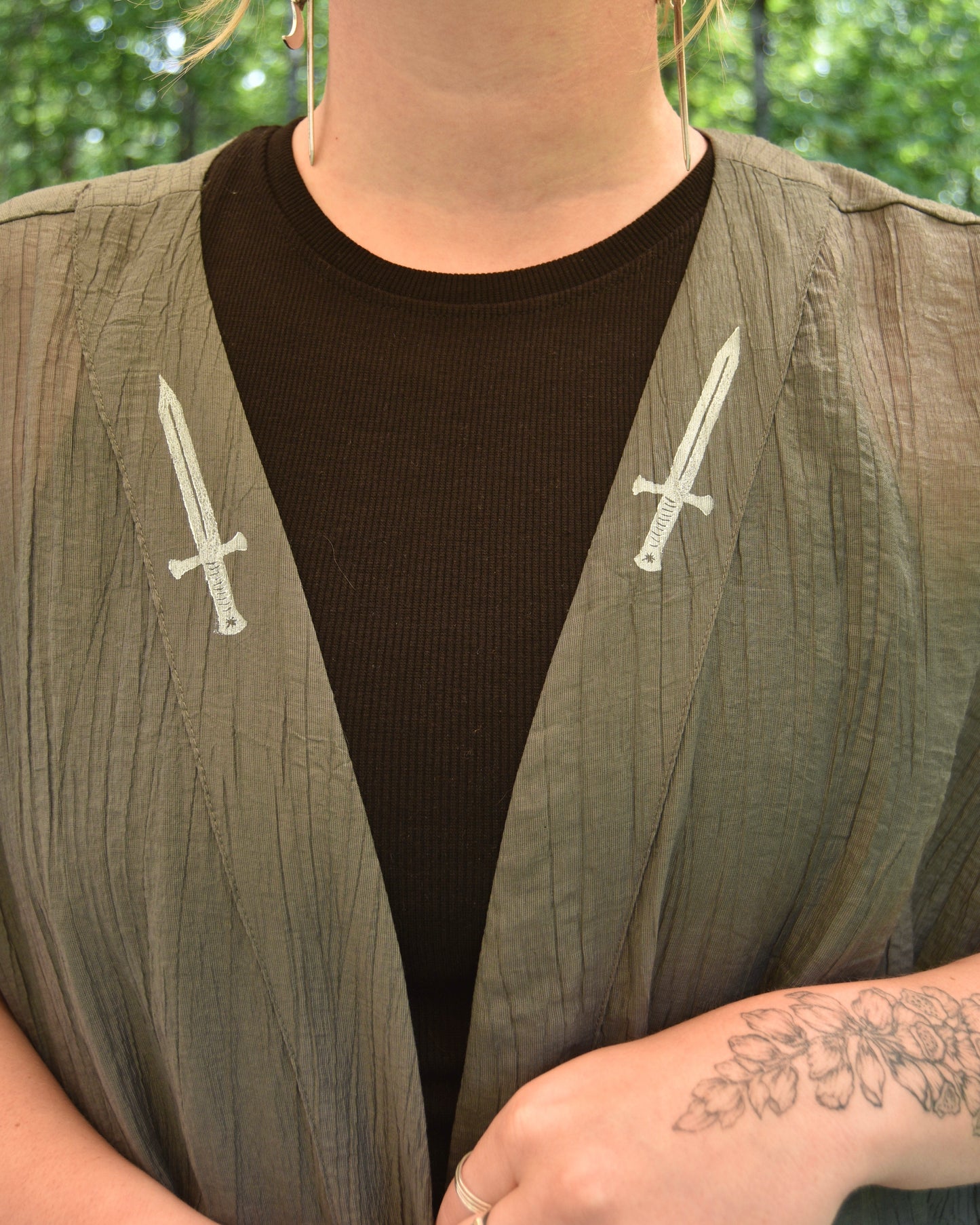 [OOAK] Two of Swords Kimono - XL