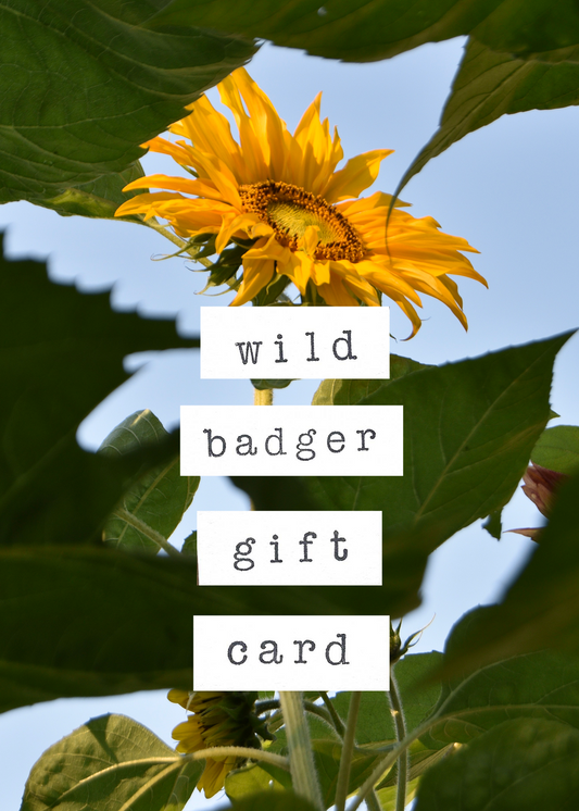 Wild Badger Gift Card